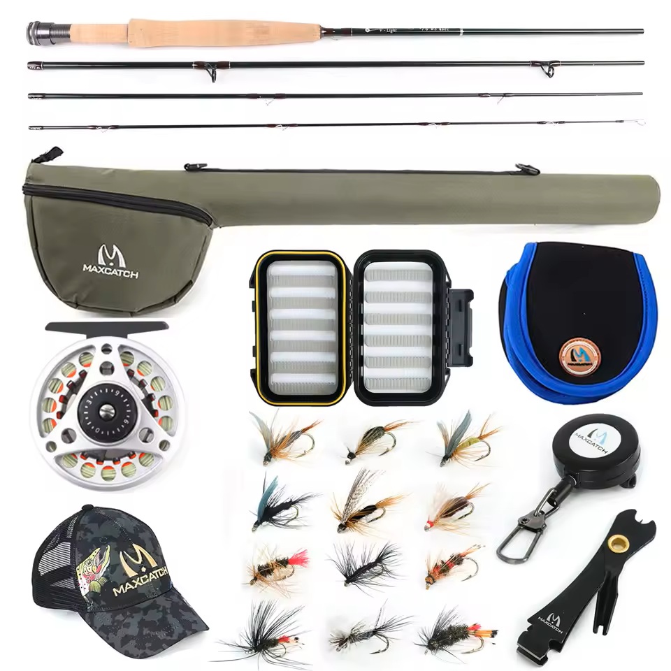 Fishing Rod Fly - MAXIMUMCATCH Ultralite/V-light 6ft-7.6ft 2/3wt Fliegenrute für