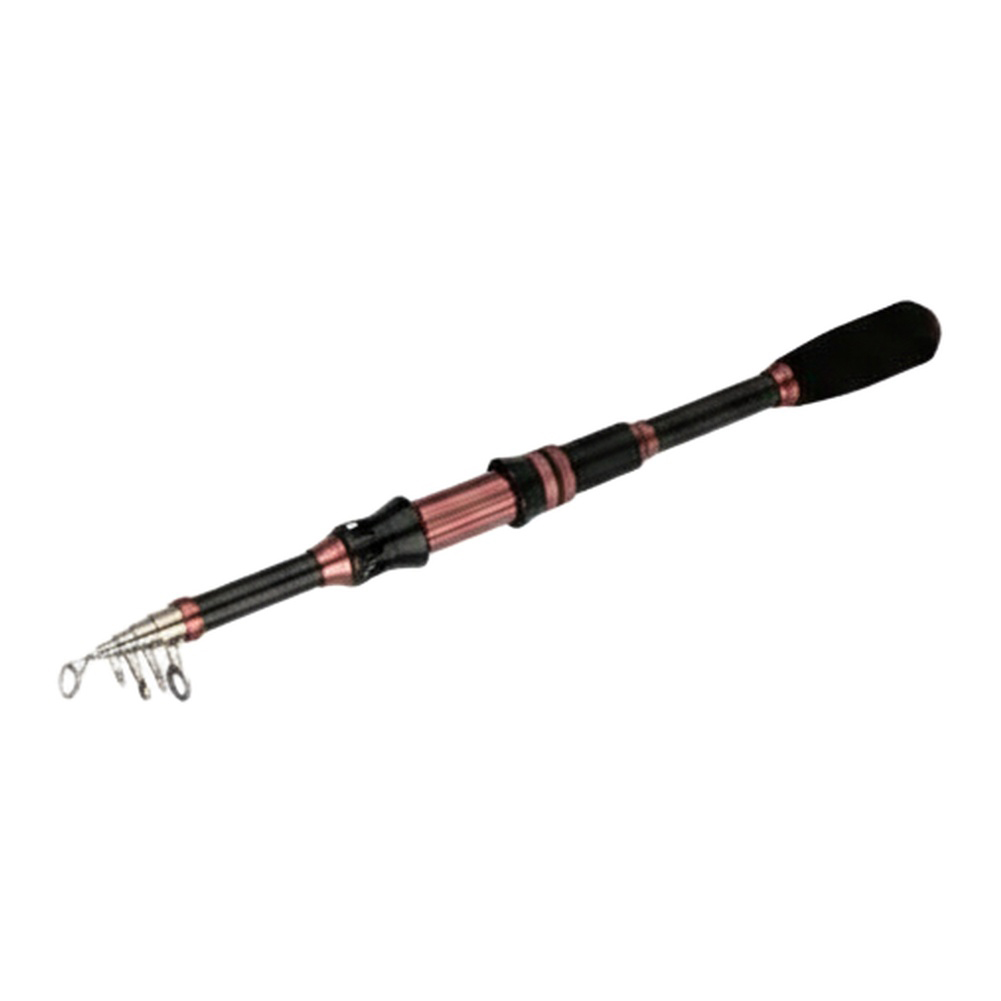 Fishing Rod Carbon Fiber - 1 Stück Kohlefaser-Schrumpf-Angelrute mit Führungsring aus