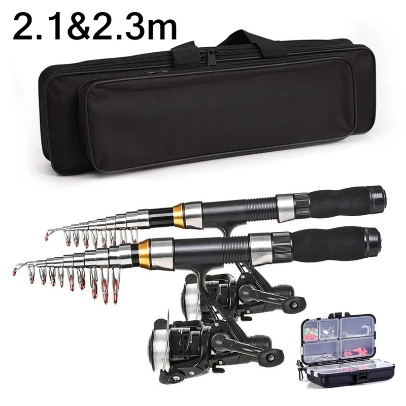 BRAVMAK 2,1/ 2,3 mTeleskop Ang – Fishing Rod Carbon Fiber Bewertung und Preis