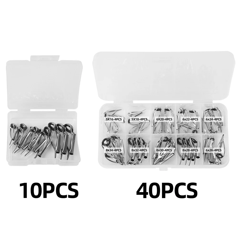 10/40 Stück Angelruten-Spitzen – Fishing Rod Guide Replacement Bewertung und Preis